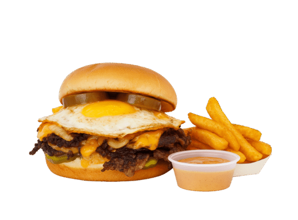 Yummy Morning Smash Burger